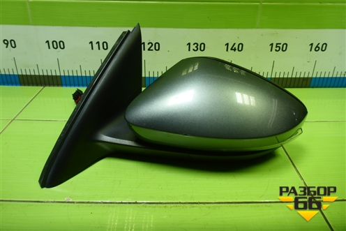 Зеркало левое электрическое (9 контактов) для Skoda Octavia (A7) с 2013г (Октавия)