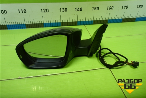 Зеркало левое электрическое (9 контактов) для Skoda Octavia (A7) с 2013г (Октавия)