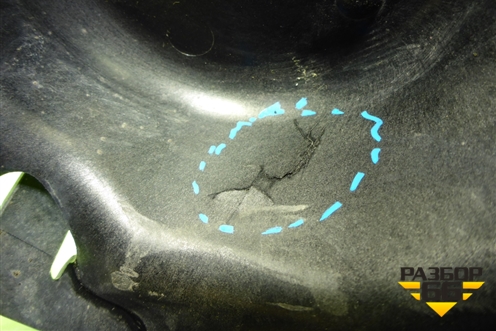 Кожух блока ABS (5Q1614321) для Skoda Octavia (A7) с 2013г (Октавия)