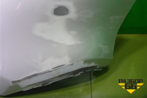 Бампер задний левая часть (521620R090) для Toyota Rav-4 с 2018г (Рав 4)