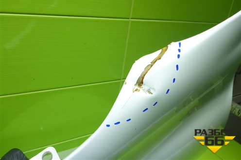 Крыло переднее левое (после 2018г Cross) (8450104276) для VAZ Granta/Гранта