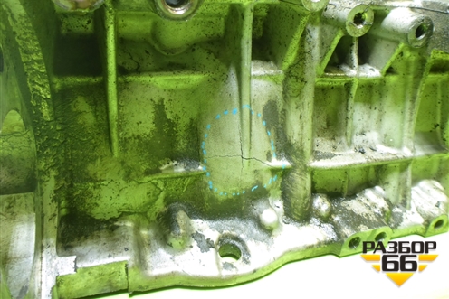 Блок двигателя (2.5л BAC) для Volkswagen Touareg c 2002-2010г (Туарег)