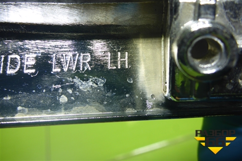 Накладка переднего бампера левая (нижняя после 2015г) (6407A143) для Mitsubishi Outlander с 2012-2024г (Аутлендер)