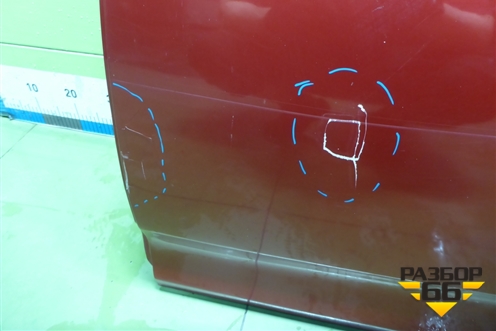 Дверь задняя левая (хетчбэк) (770034L200) для Hyundai Solaris с 2010-2016г (Солярис)