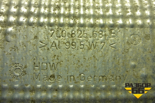 Экран тепловой (7L0825681B) для Volkswagen Touareg c 2002-2010г (Туарег)