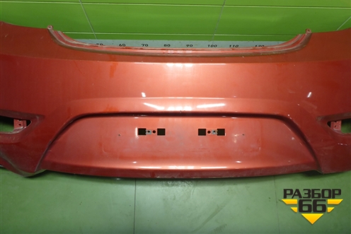 Бампер задний (до 2014г хетчбэк) (866114L200) для Hyundai Solaris с 2010-2016г (Солярис)