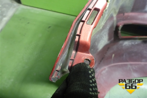 Бампер задний (до 2014г хетчбэк) (866114L200) для Hyundai Solaris с 2010-2016г (Солярис)