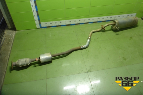 Глушитель (хетчбэк) для Hyundai Solaris с 2010-2016г (Солярис)