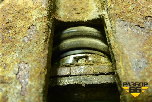 Суппорт задний правый для Hyundai Solaris с 2010-2016г (Солярис)