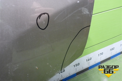 Дверь задняя левая (H2101JD0M0) для Nissan Qashqai (J10E) с 2006-2013г (Кашкай)