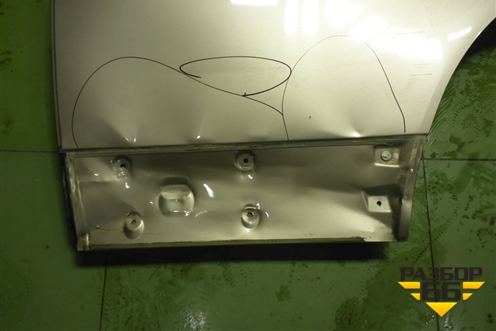 Дверь задняя левая (H2101JD0M0) для Nissan Qashqai (J10E) с 2006-2013г (Кашкай)