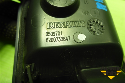 Ручка внутренняя двери передней правой (8200733847) для Nissan Terrano с 2014г (Терано)