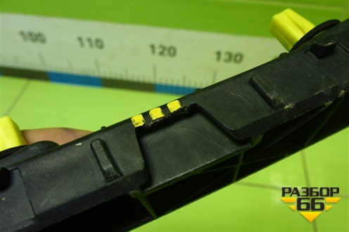 Кронштейн заднего бампера правый (86614H5000) для Hyundai Solaris с 2017г (Солярис)