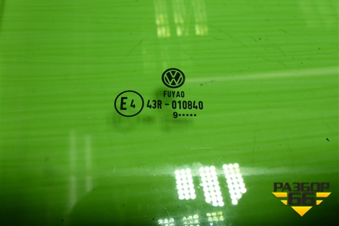 Стекло двери задней правой для Volkswagen Polo (седан) с 2010г (Поло)