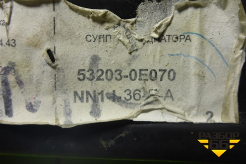 Панель передняя (левая часть,новая) (532030E070) для Toyota Highlander с 2013-2021г (Хайлендер)