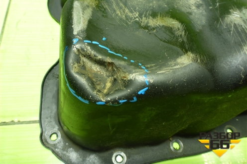 Поддон двигателя масляный (2.4л 4B12 нижняя часть) для Mitsubishi Lancer-X с 2007г (Лансер)