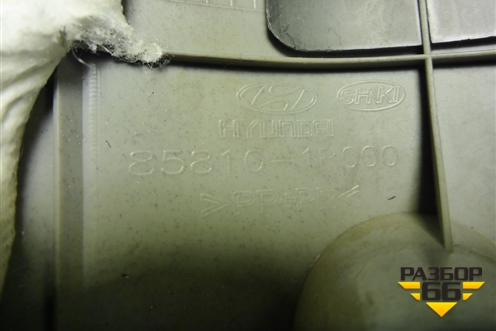 Обшивка стойки лобового стекла левая (858101R000) для Hyundai Solaris с 2010-2016г (Солярис)