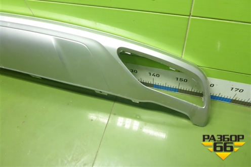 Юбка заднего бампера (80A807521B) для Audi Q5 с 2017г (Ку 5)