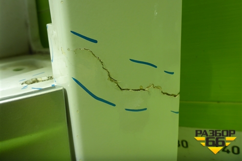 Бампер передний левая часть  (549018416123) для Камаз  54901 (К5)