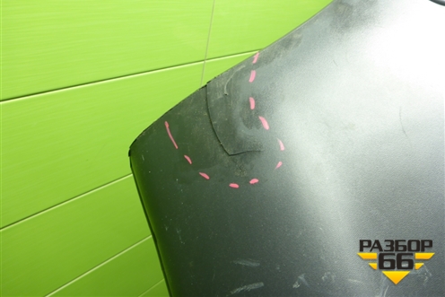 Бампер задний (не оригинал) для Renault Kangoo с 2003-2007г (Кангу)