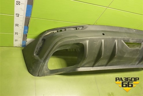 Юбка заднего бампера (до 2023г, под парктроник) (6600124618) для Geely Coolray с 2019-2025г (Кулрей)