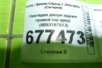 Накладка двери задней правой  (8893187613) для Geely Cityray с 2024-2025г (Ситирей)