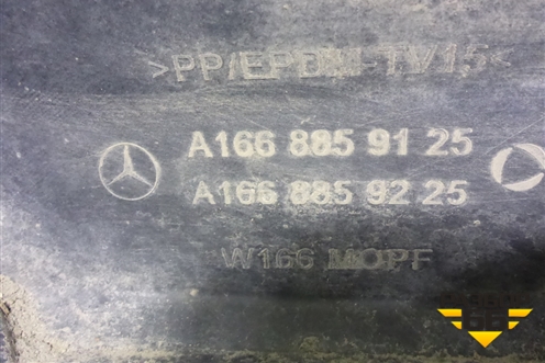 Бампер передний (под парктроник) (A1668859125) для Mercedes Benz GLE-Klass W166 с 2015г (ГЛЕ)