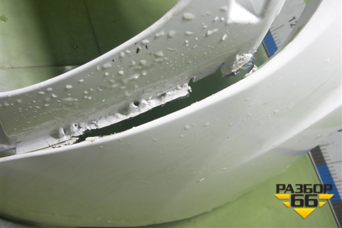 Бампер задний (под парктроник) (2804101CR01) для Changan UNI-K с 2020г (Юни К)