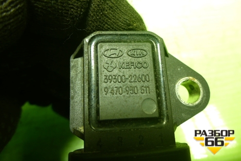 Датчик абсолютного давления (2.0л G4GC) (3930022600) для Hyundai Tucson с 2004-2010г (Туксон)