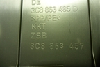 Обшивка багажника на заднюю панель (3С8863459) для Volkswagen Passat-CC с 2008г (Пассат ЦЦ)