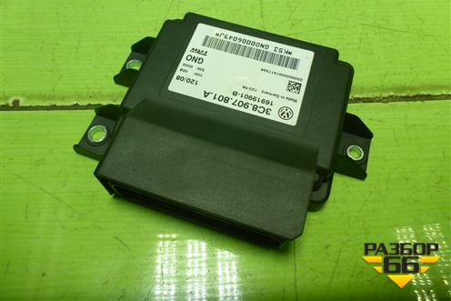 Блок управления стояночным тормозом (3C8907801A) для Volkswagen Passat-CC с 2008г (Пассат ЦЦ)