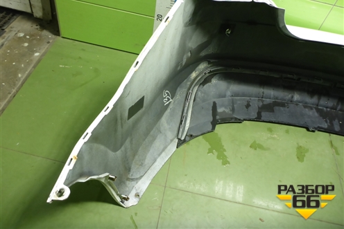 Бампер задний (под парктроник лифтбэк) (60U807421) для Skoda Rapid с 2013г (Рапид)