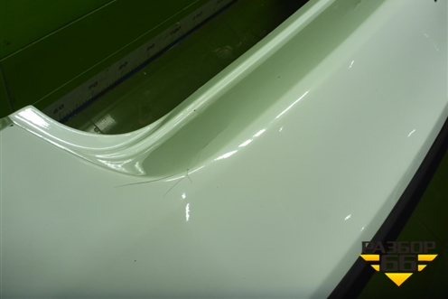 Бампер задний (под парктроник лифтбэк) (60U807421) для Skoda Rapid с 2013г (Рапид)