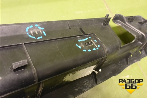 Накладка заднего бампера (2804120XKV3AA) для Tank 500 с 2022-2025г
